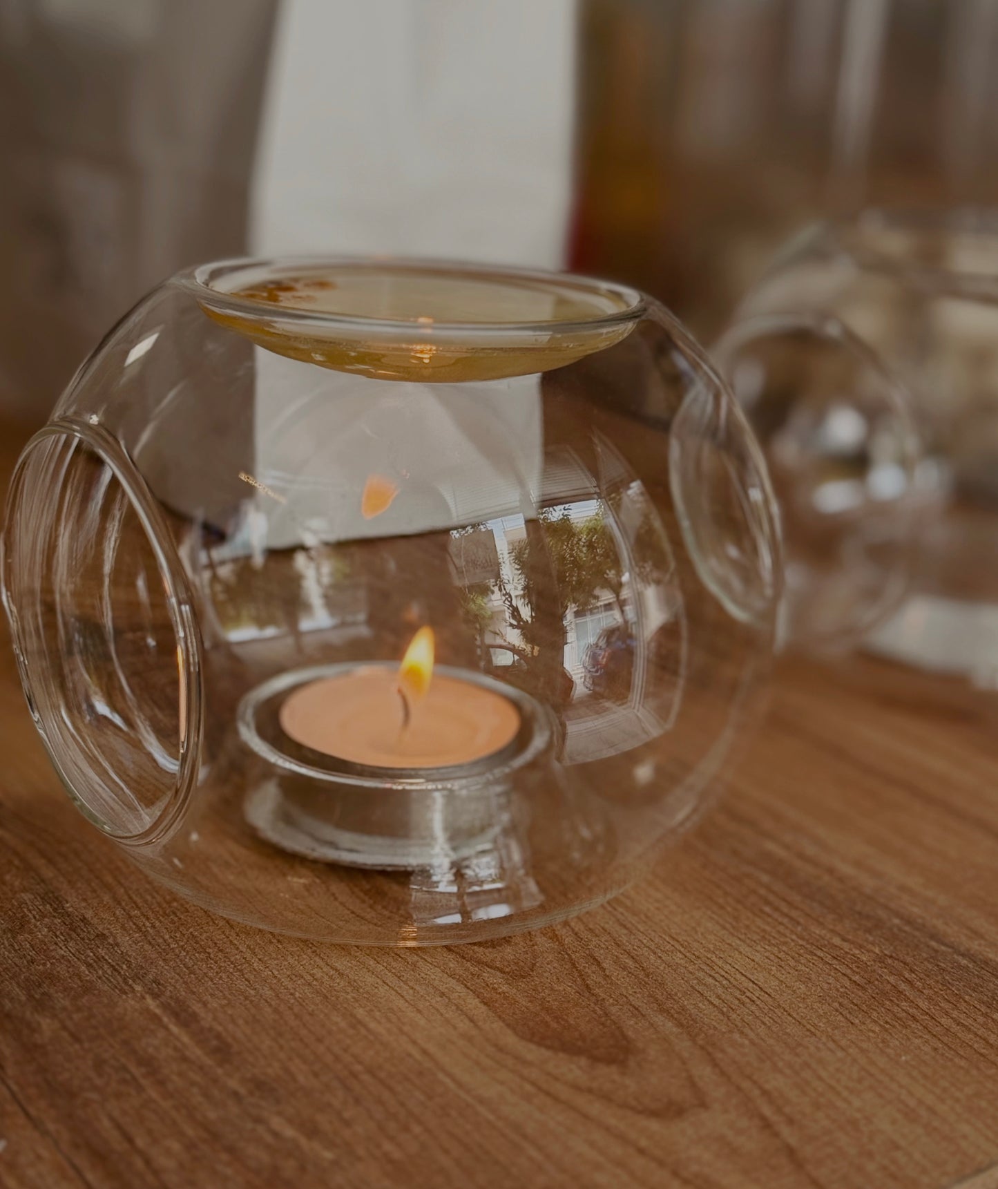 Wax melt burner
