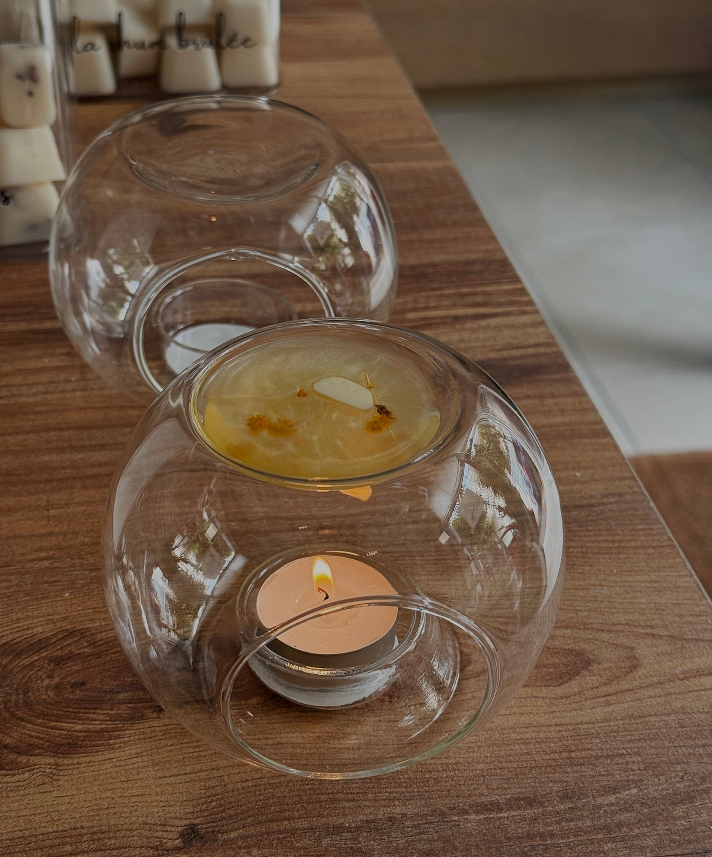Wax melt burner