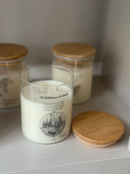 Harry Potter Soy Candle - Old biblioteque & Candies
