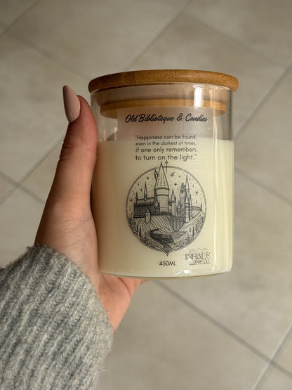 Harry Potter Soy Candle - Old biblioteque & Candies
